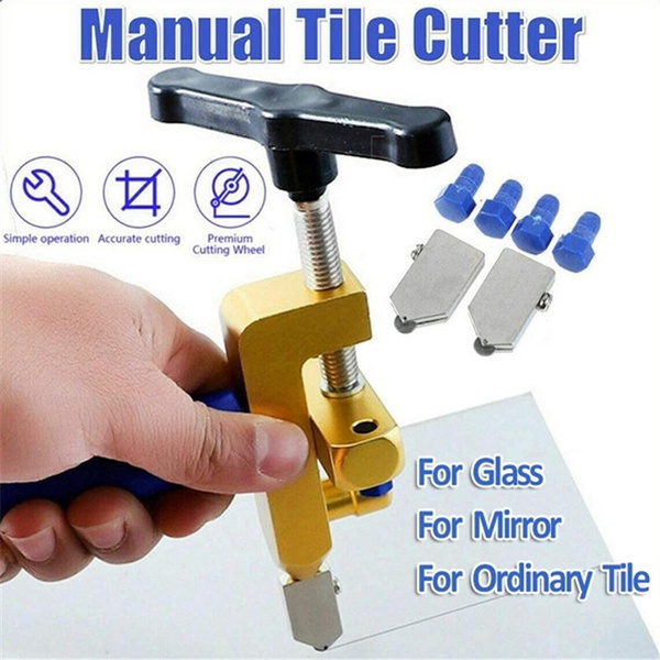 1/2PCS Multi-functional Labor-saving Glass Cutting Tools with Spare Cutter  Heads Manual Roller Glass Cutter Ceramic Tile Opener Breaker DIY Machine